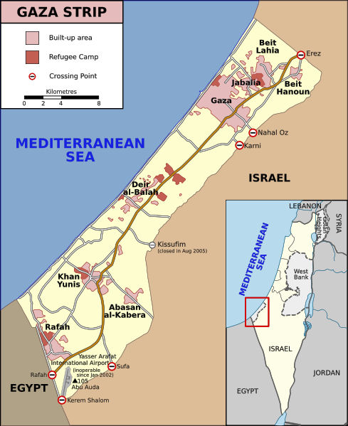 Gaza Map